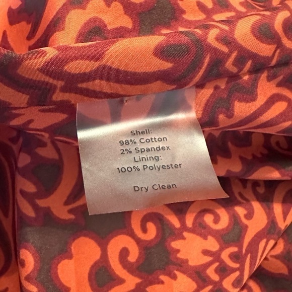 Talbots Corduroy Button Front Round Neck Red Jacket - 16 - Picture 5 of 14